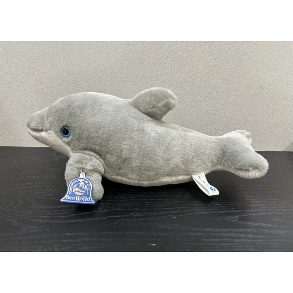 SEA WORLD Dolphin‎ Plush 14